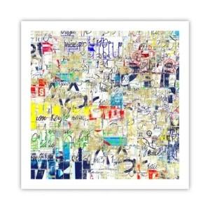 Poszter - Egyszerűen tetszik a szemnek - 60x60 cm