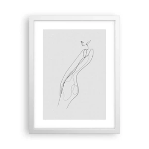 Poszter fekete keretben - Csak egy ígéret - 30x40 cm