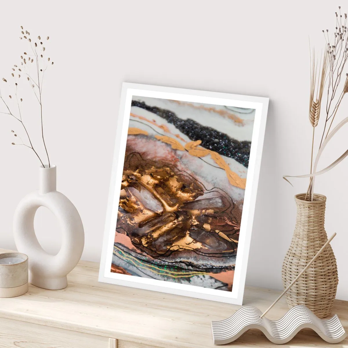 Poszter fekete keretben - A föld eleme - 30x40 cm