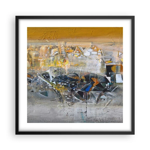 Poszter fehér keretben - Minden rendben lesz - 50x50 cm