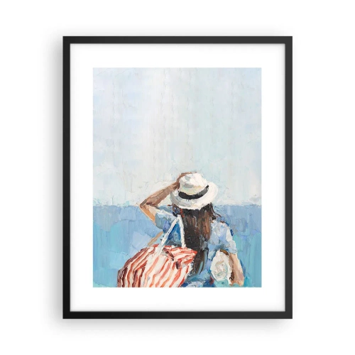 Poszter fehér keretben - Üdvözöljük a nyaraláson - 40x50 cm