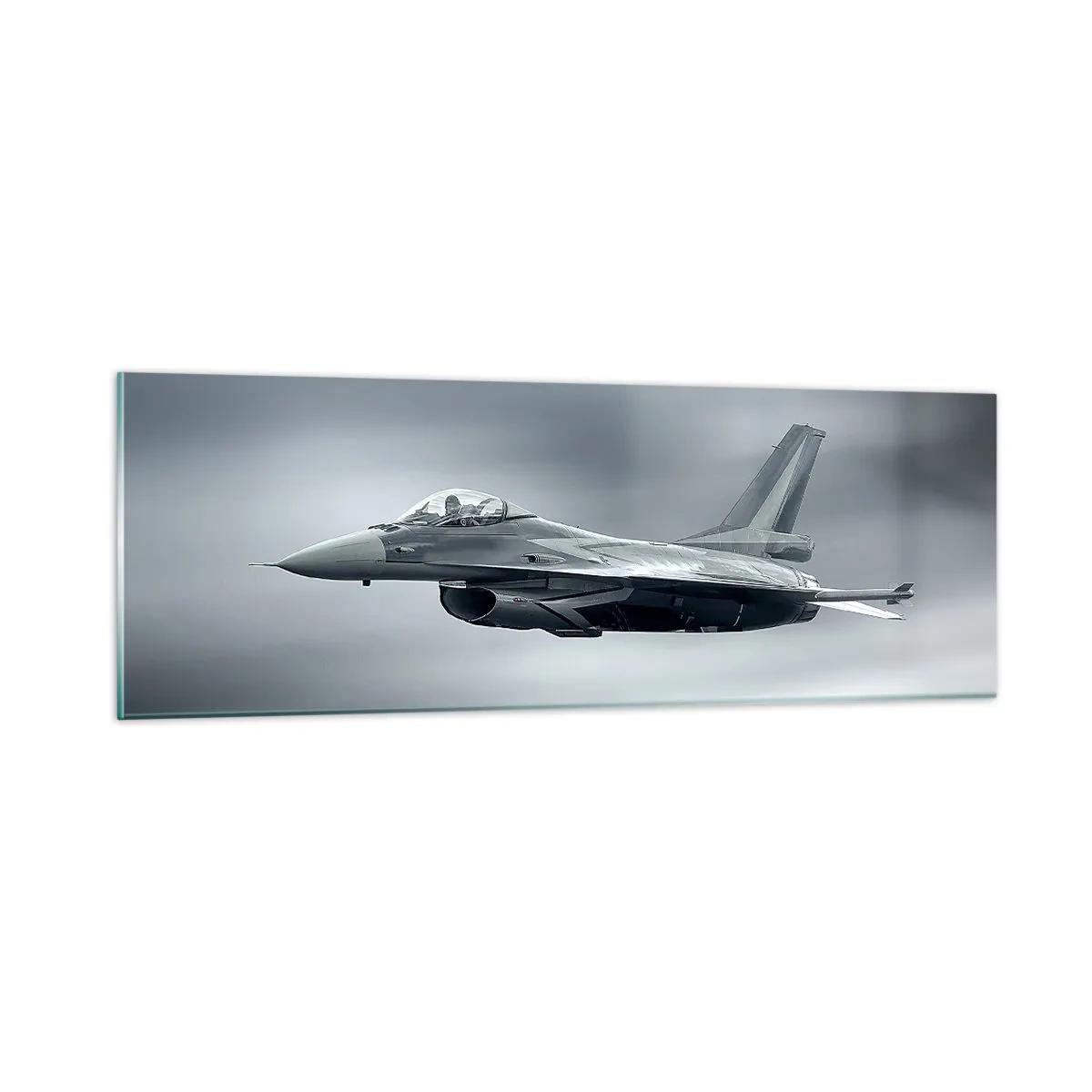 Üveg kép - Kihívod? - 90x30 cm