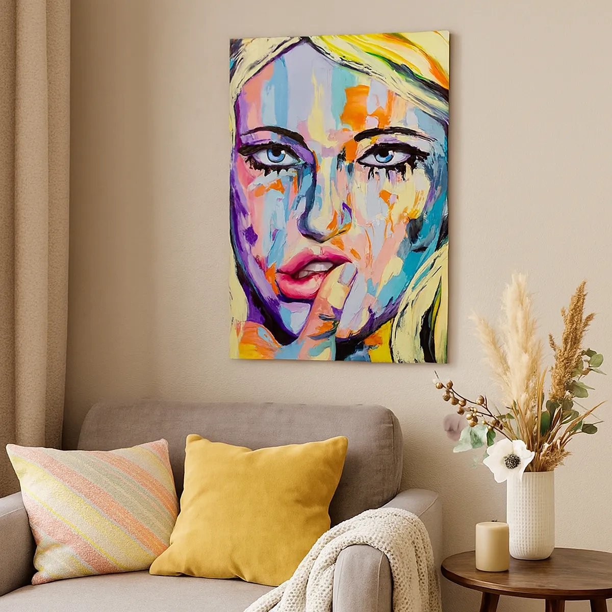 Vászonkép - Nézz egyenesen a szemébe - 50x70 cm