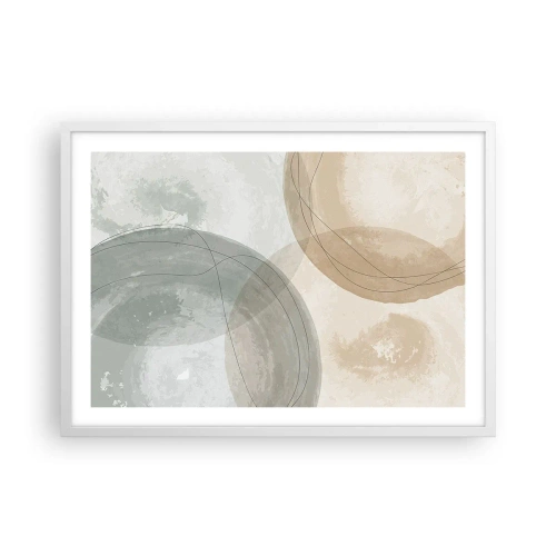 Poszter fekete keretben - világok behatolása - 70x50 cm