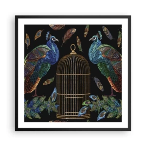 Poszter fehér keretben - Királyi köntösben - 60x60 cm