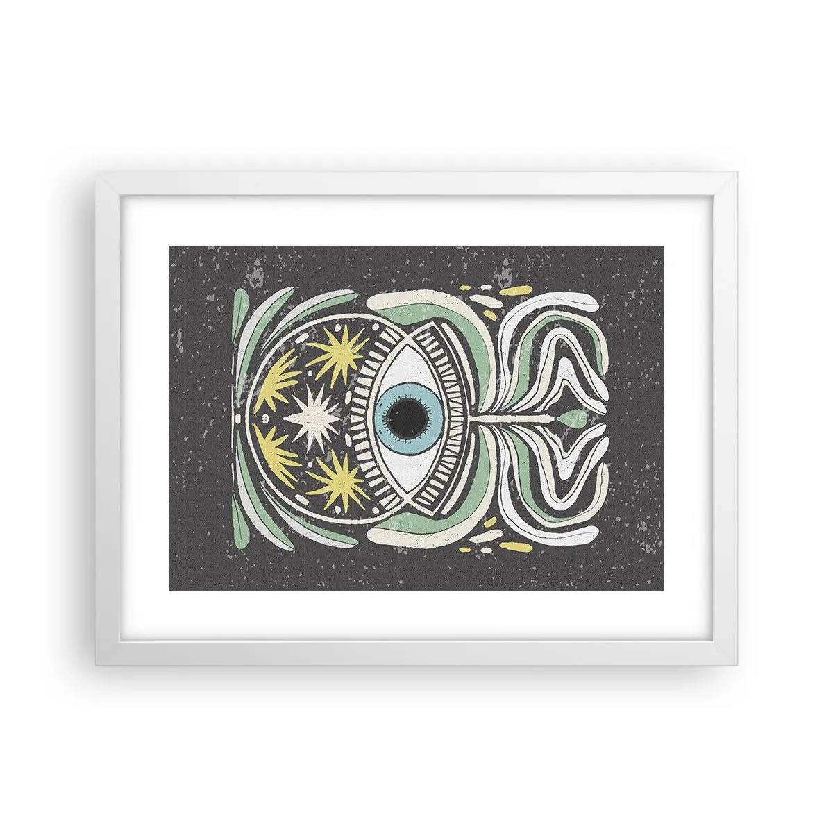 Poszter fekete keretben - Törzsi rituálék - 40x30 cm