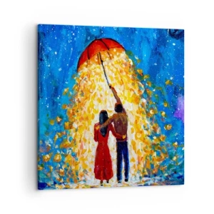 Vászonkép - Egy esős este varázsa? - 50x50 cm