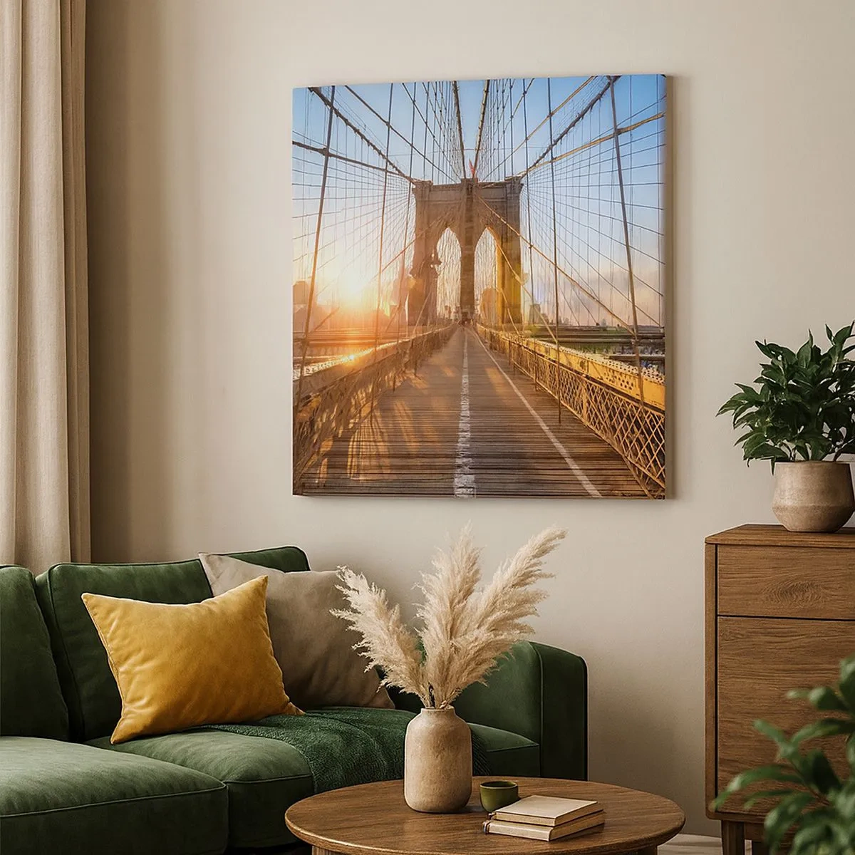 Vászonkép - Az arany hídon - 30x30 cm