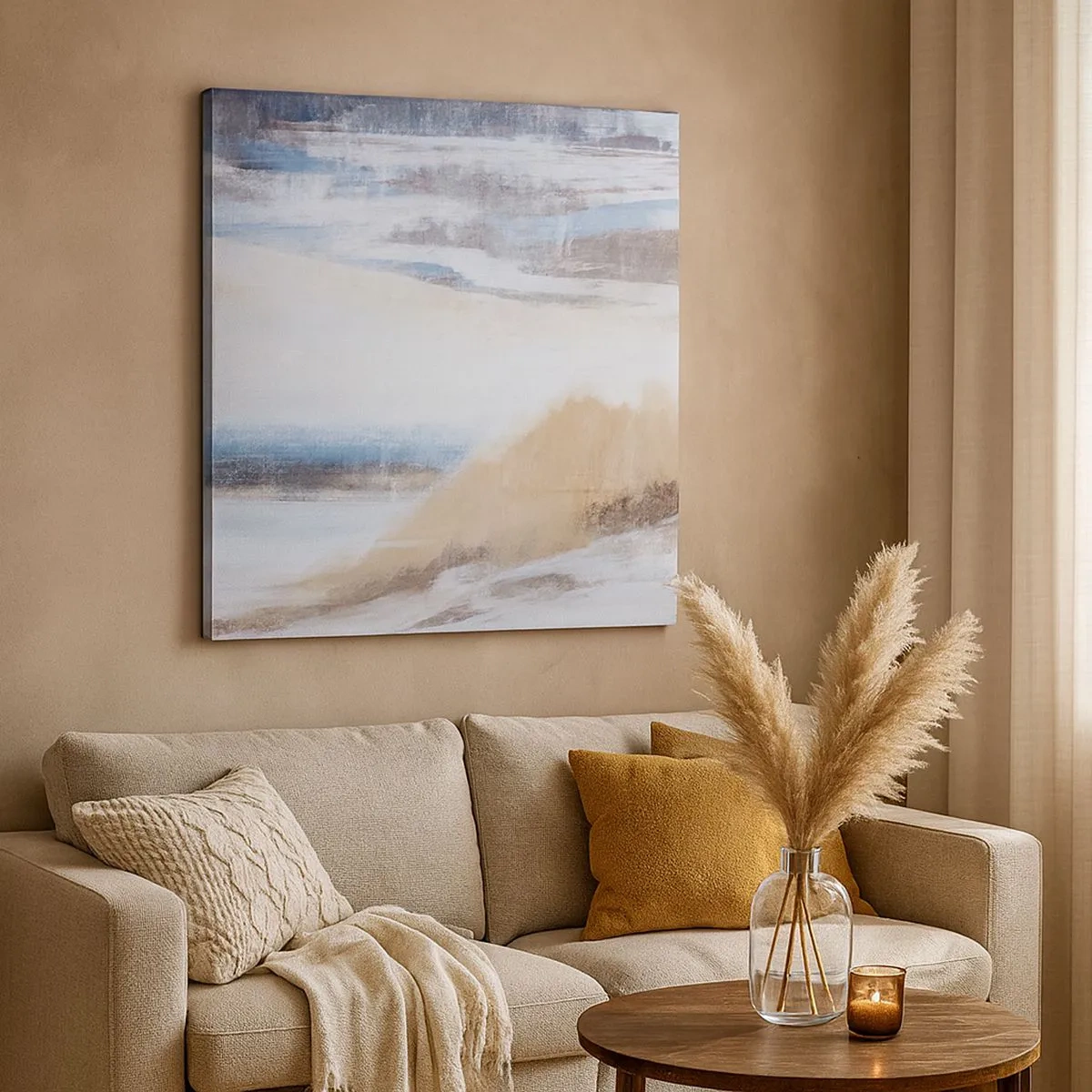 Vászonkép - Téli kompozíció - 30x30 cm