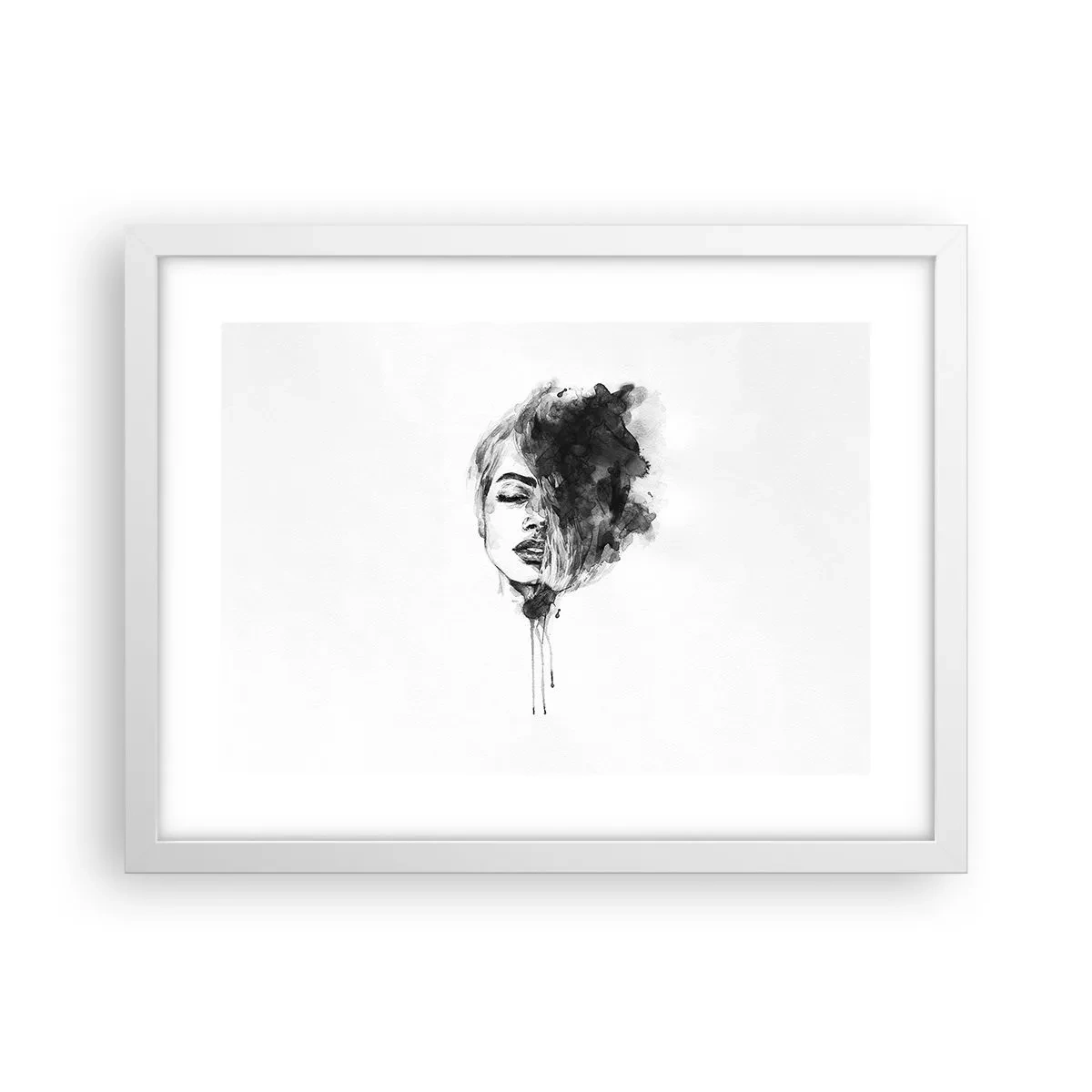 Poszter fekete keretben - Miről álmodozik egy lány - 40x30 cm