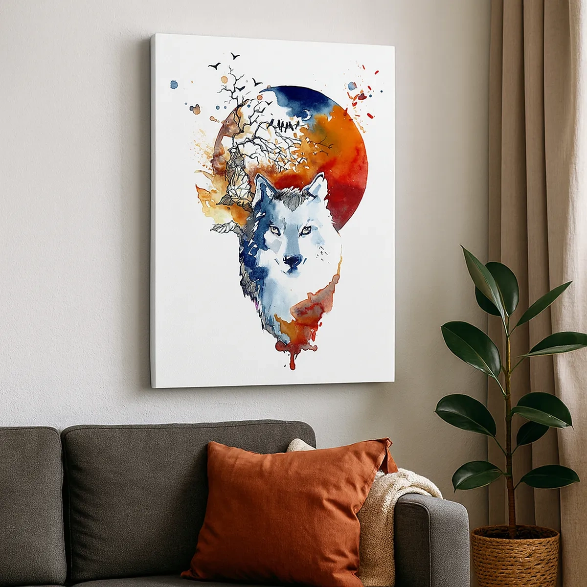 Vászonkép - Szembe az éjszakával - 50x70 cm