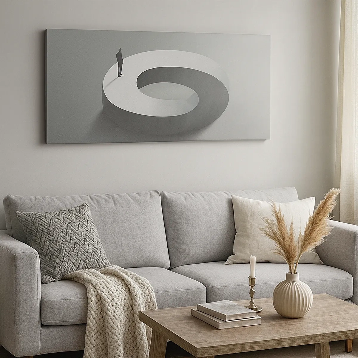 Vászonkép - És bölcsnek lenni - 30x30 cm