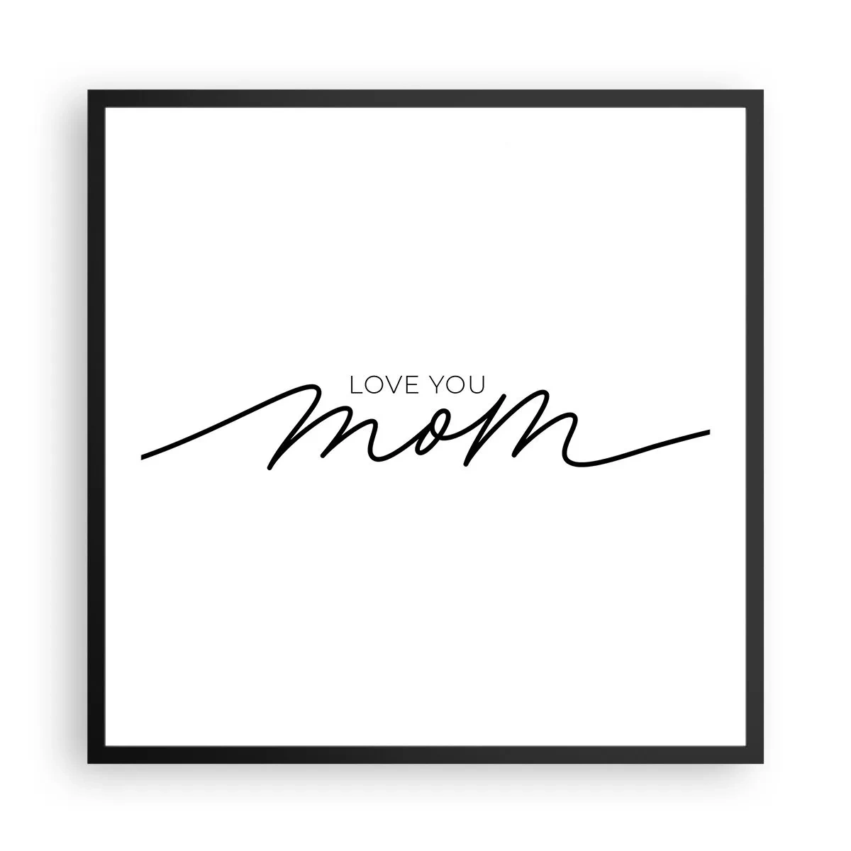 Poszter fehér keretben - Nagy megrázás - 60x60 cm