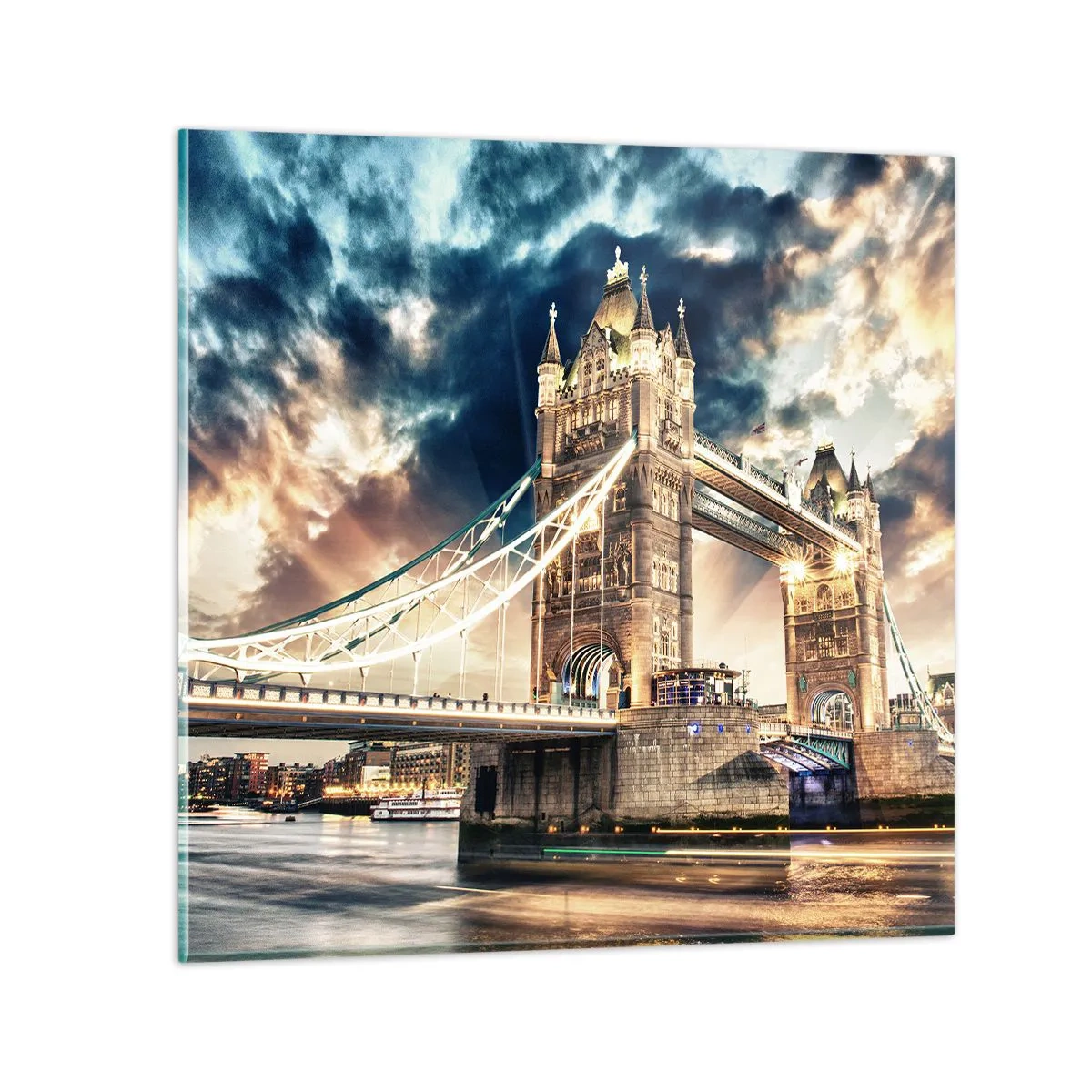 Üveg kép - A viktoriánus birodalom emlékműve - 30x30 cm