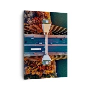 Vászonkép - TÚL a vizeken, túl az erdőkön - 50x70 cm