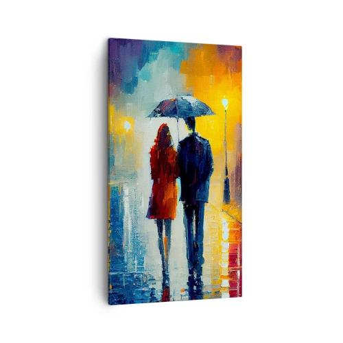 Vászonkép - Együtt - egy színes éjszaka - 45x80 cm