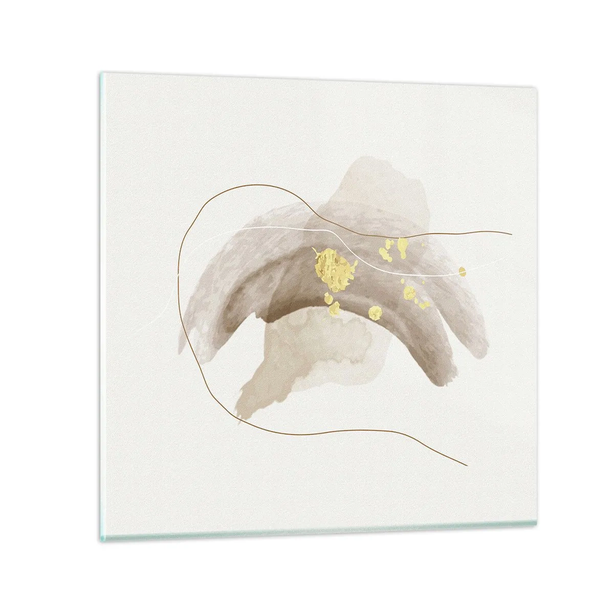 Üveg kép - Megtalált az űrben - 70x70 cm