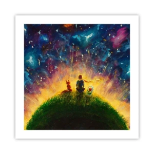 Poszter - Szerelem és barátság – az egész világ - 50x50 cm