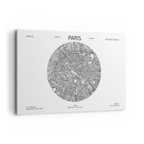 Vászonkép - Párizs anatómiája - 120x80 cm