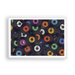 Poszter fekete keretben - A klasszika színei - 100x70 cm