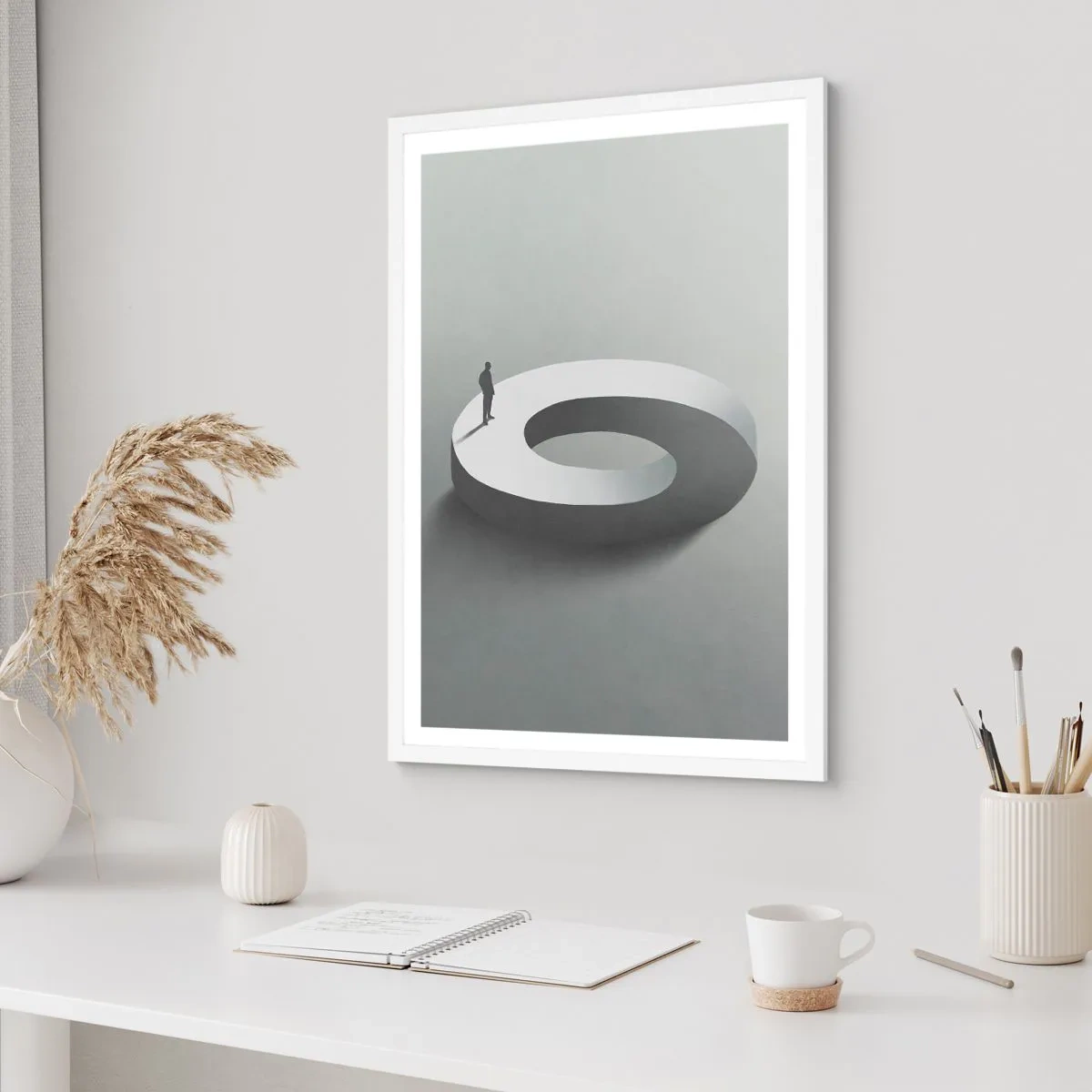 Poszter fekete keretben - És bölcsnek lenni - 30x40 cm