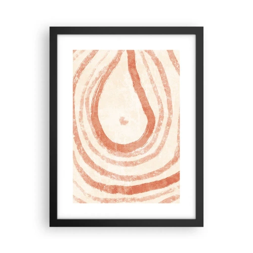 Poszter fehér keretben - Korallkörök - kompozíció - 30x40 cm