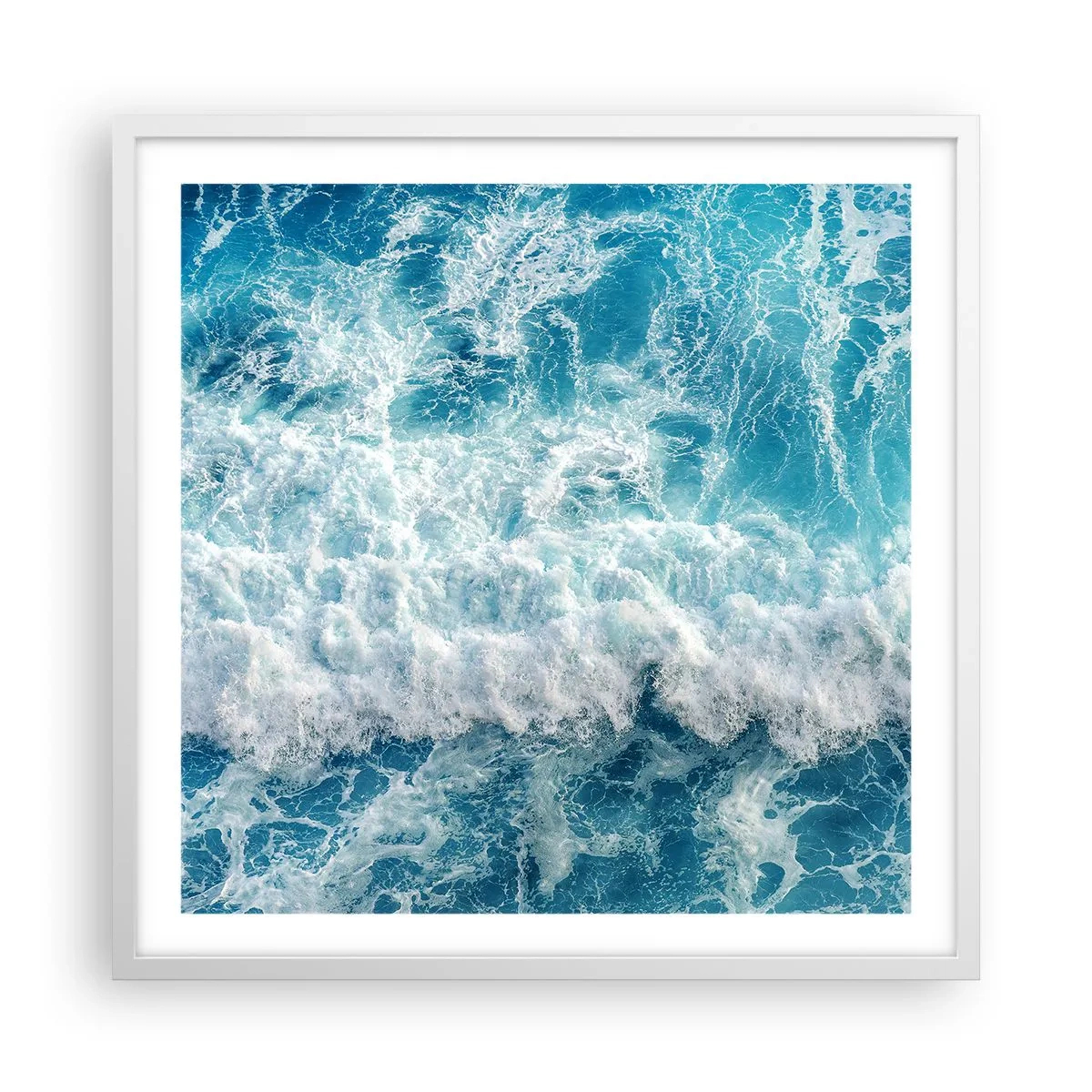 Poszter fekete keretben - Vidáman és ugrálva - 60x60 cm