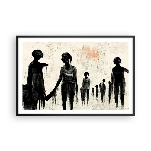 Poszter fehér keretben - A magány ellen - 91x61 cm