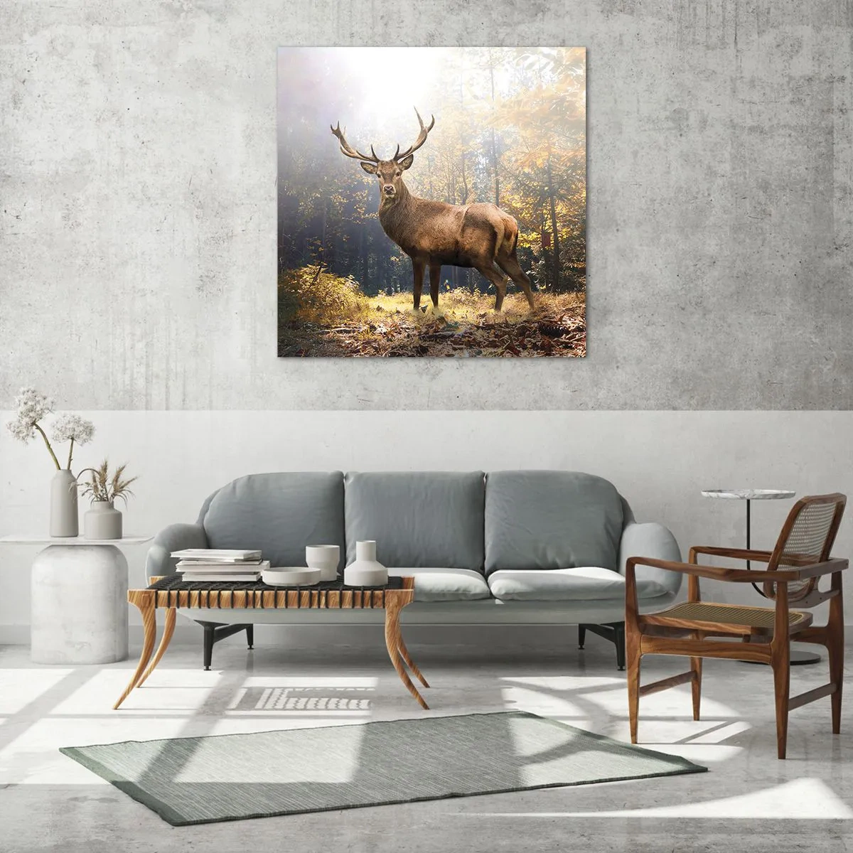 Üveg kép - Teljes fenségben - 30x30 cm