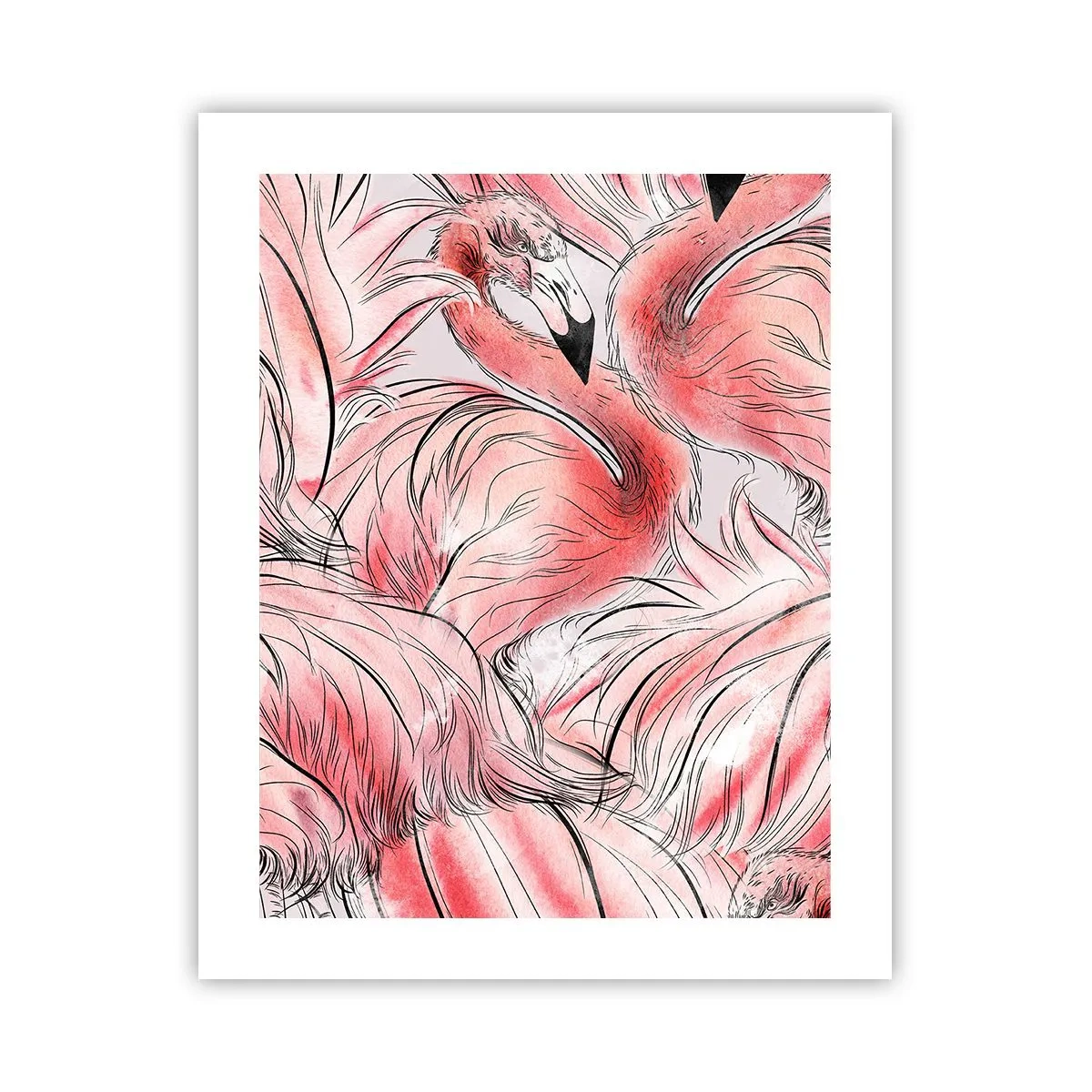 Poszter - Madári corps de ballet - 40x50 cm