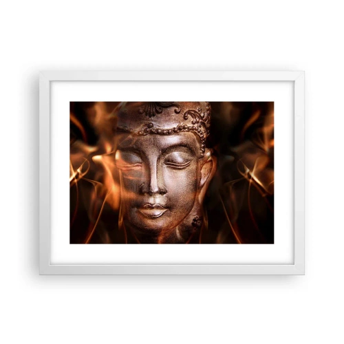 Poszter fekete keretben - Csak itt és most létezik - 40x30 cm