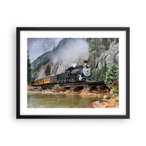 Poszter fehér keretben - Hova? Hova? - 50x40 cm