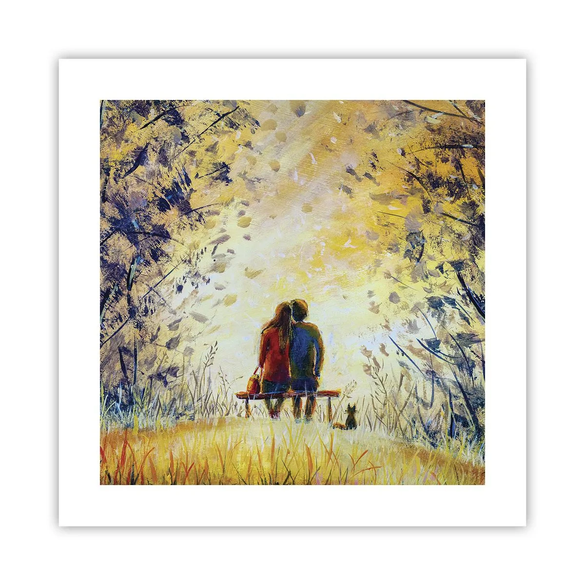 Poszter - Varázslatos pillanat - 40x40 cm