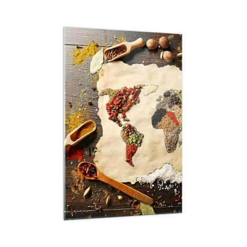 Üveg kép - A világ összes íze - 70x100 cm