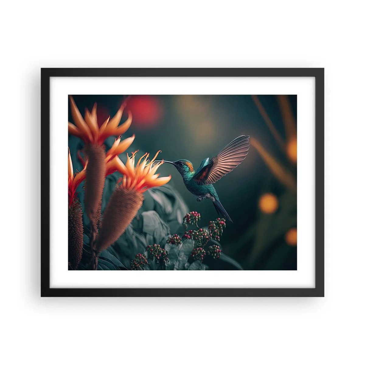 Poszter fehér keretben - Egy igazán színes élet - 50x40 cm