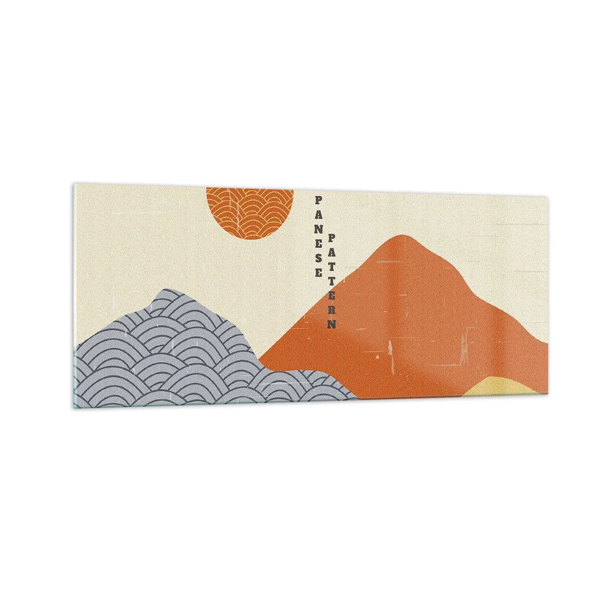 Üveg kép - A japán szellemben - 100x40 cm