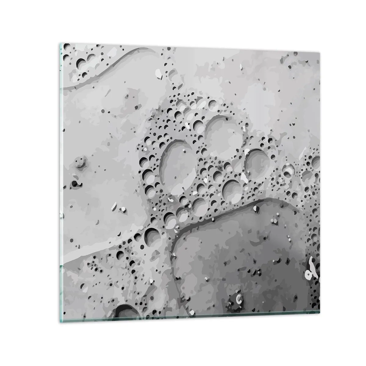 Üveg kép - Nyom a habban - 70x70 cm