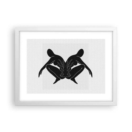 Poszter fekete keretben - Egy közös lélek - 40x30 cm