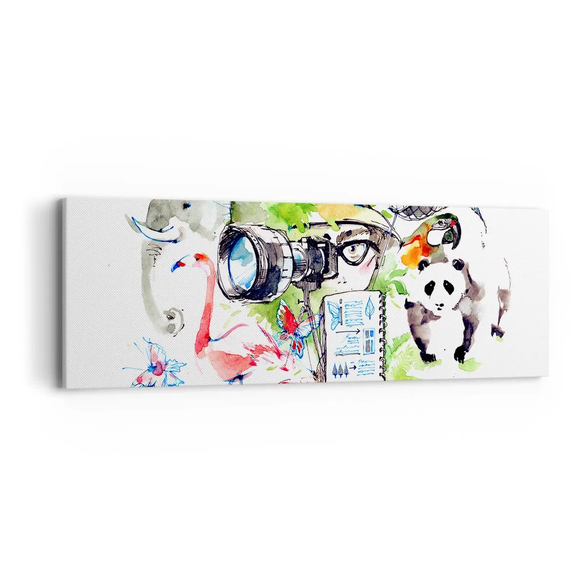 Vászonkép - Az utazó lencséjében - 90x30 cm