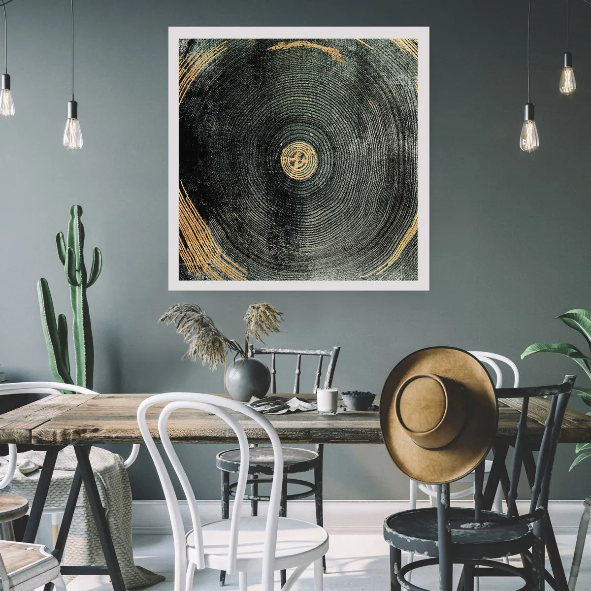 Poszter - Változás és időtartam - 60x60 cm