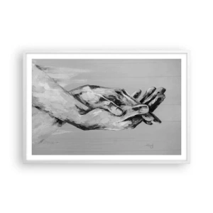 Poszter fekete keretben - Kezdet… - 91x61 cm