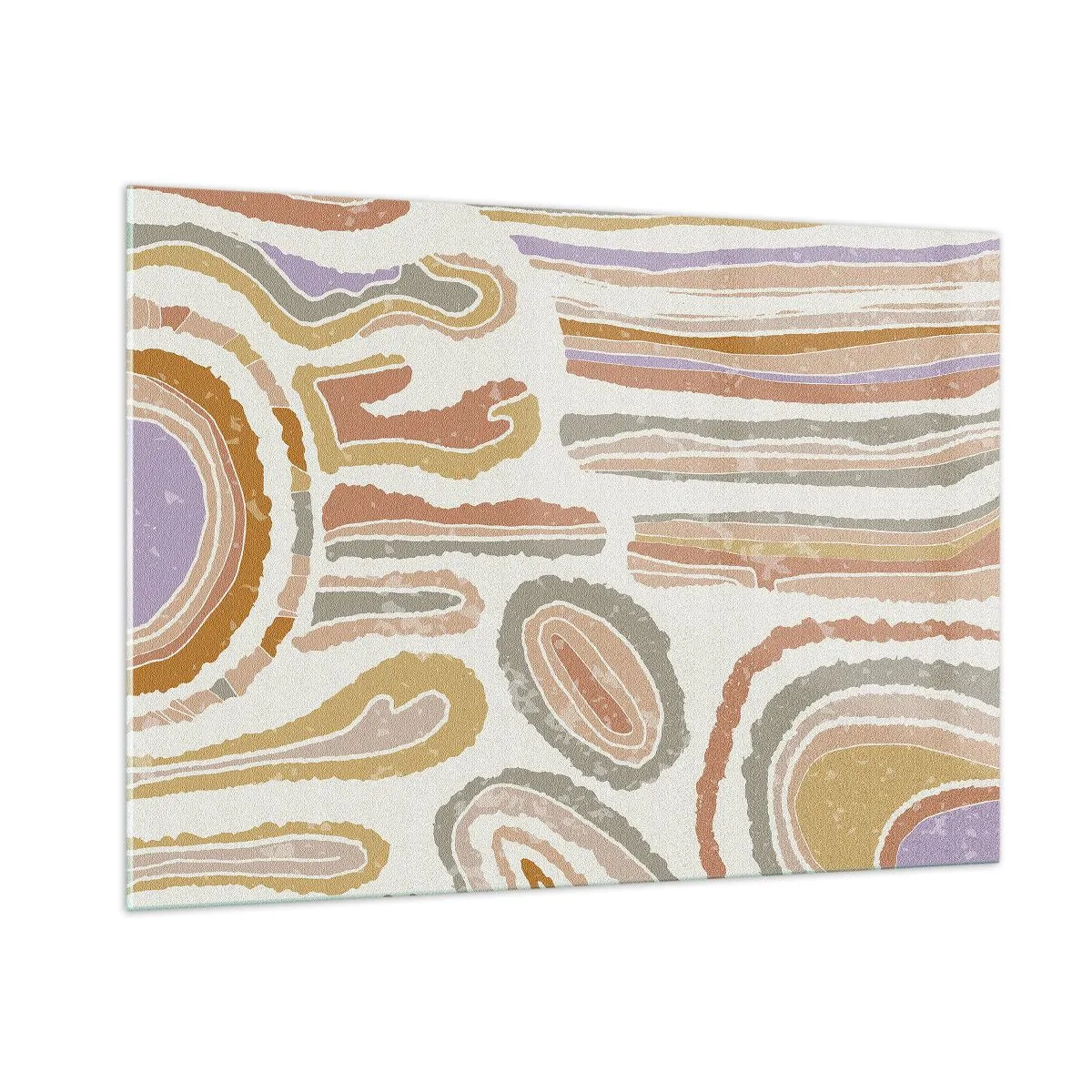 Üveg kép - Színes keresztmetszetek - 100x70 cm