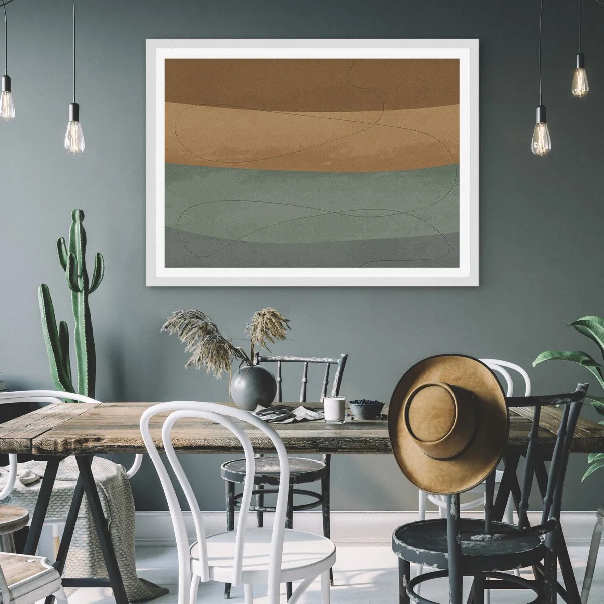 Poszter fekete keretben - Vízszintes kompozíció - 40x30 cm