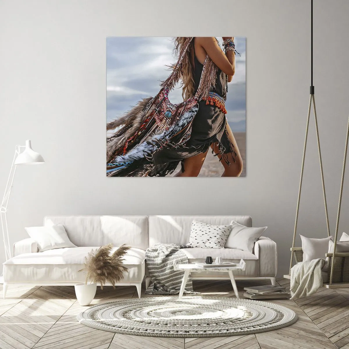 Vászonkép - Sámán párja - 60x60 cm