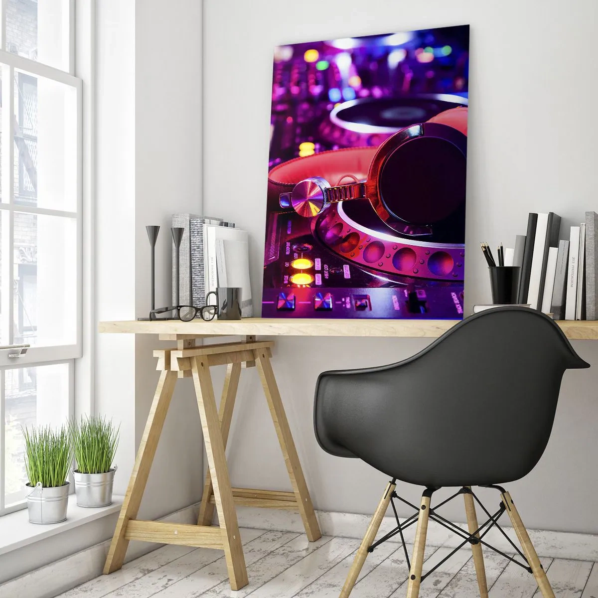 Üveg kép - Mielőtt a móka elkezdődik - 50x70 cm