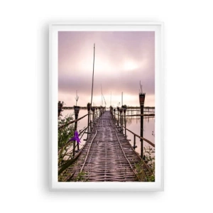 Poszter fekete keretben - Nyugalom és csend Ázsiában - 61x91 cm