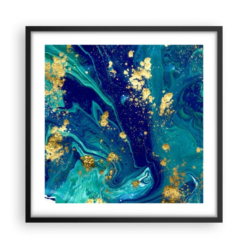 Poszter fehér keretben - Nap pelyhek - 50x50 cm