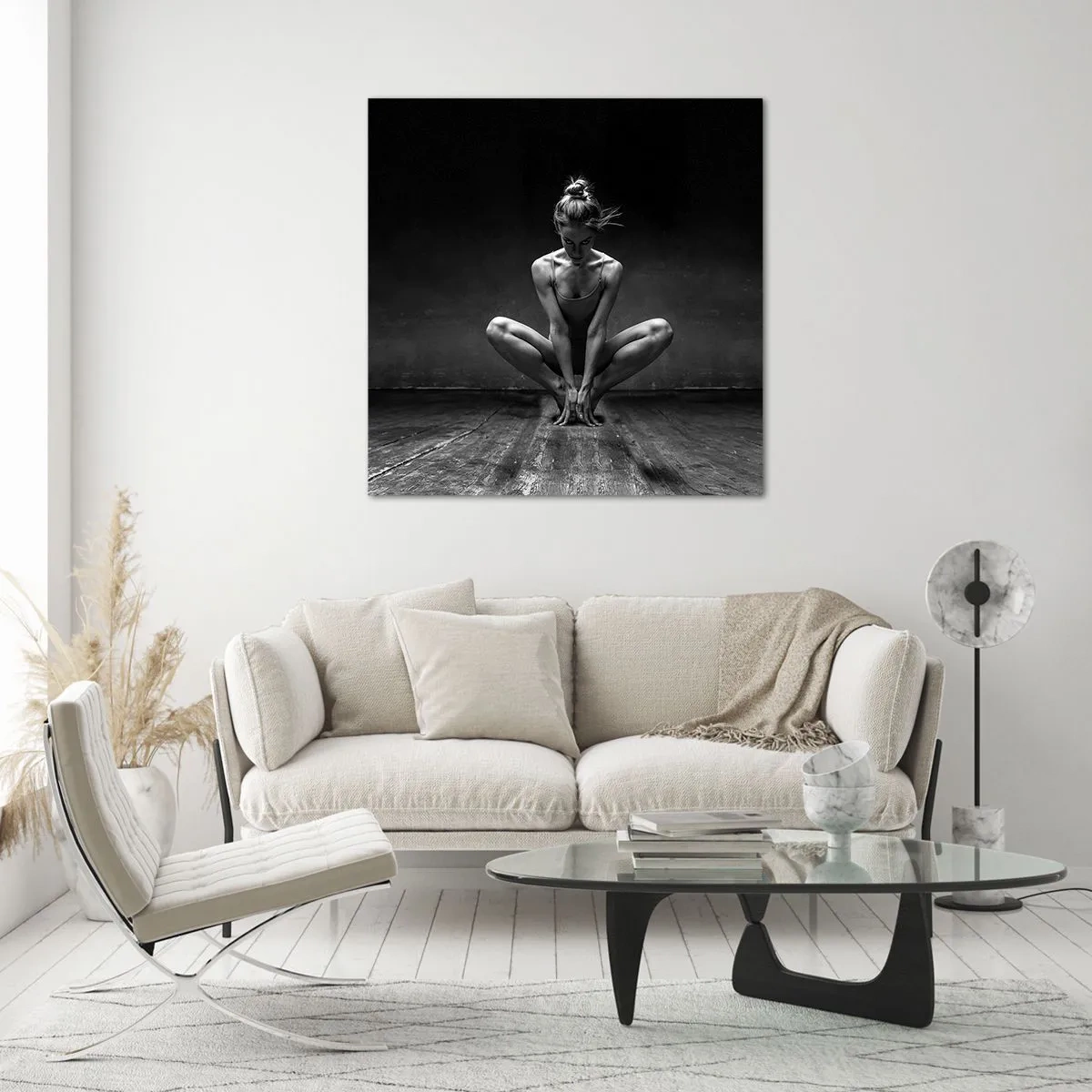 Üveg kép - A táncenergia koncentrációja - 60x60 cm