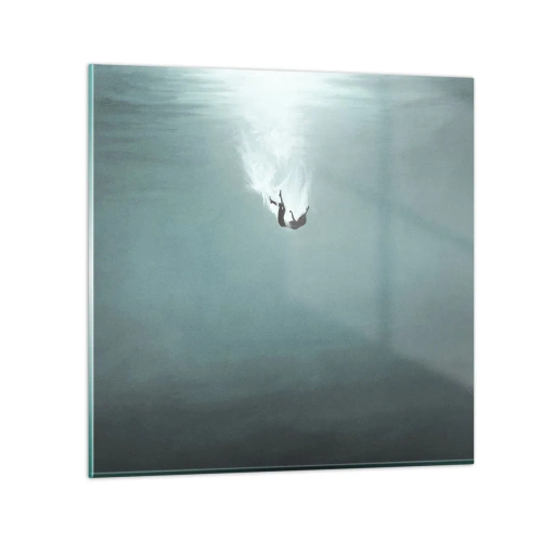 Üveg kép - Az óceán ölelésében - 70x70 cm