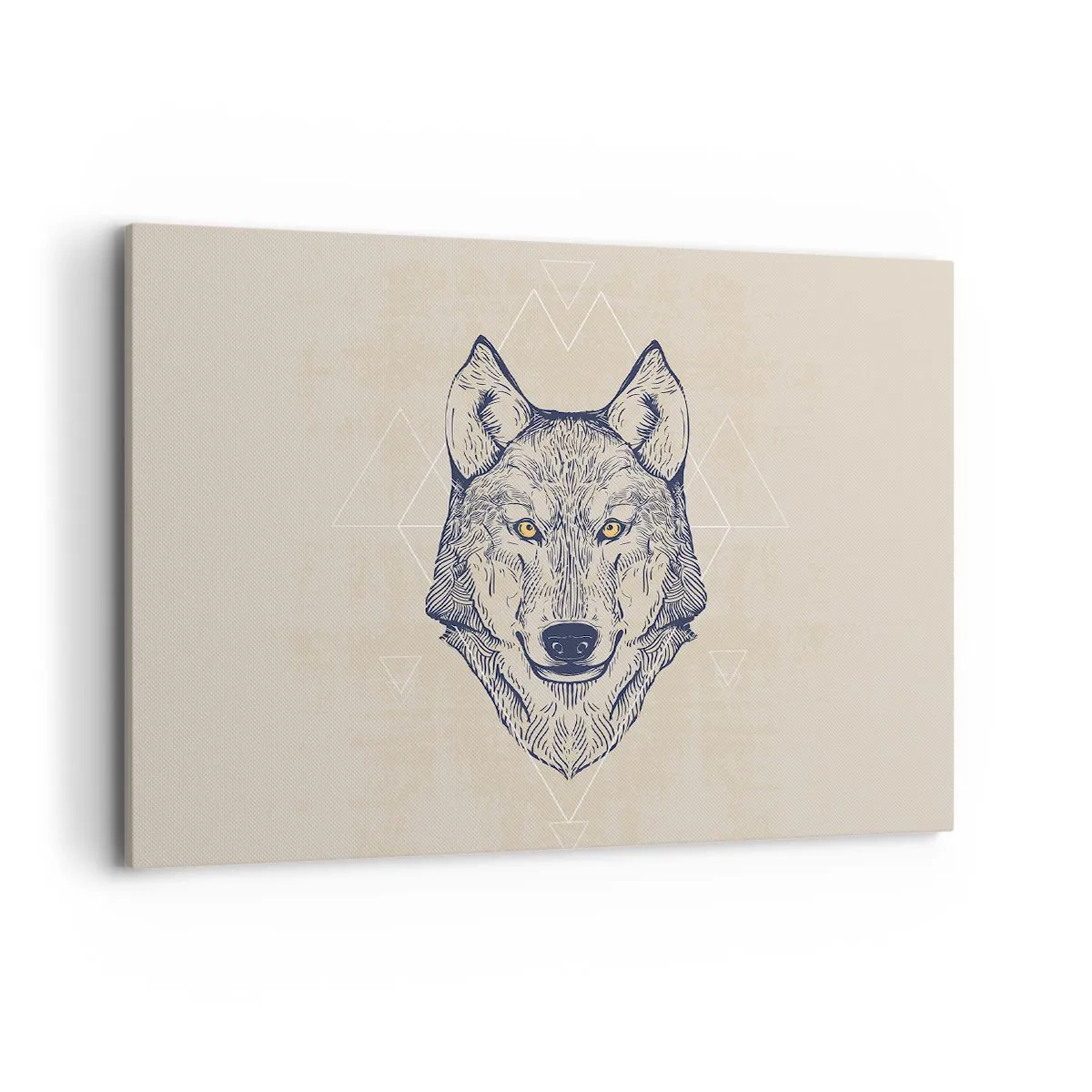 Vászonkép - Átható tekintetű alfa - 100x70 cm